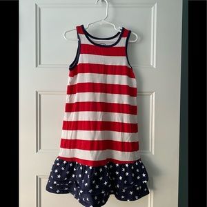 Carter’s Red, White and Blue Sleeveless Dress-Size 6X